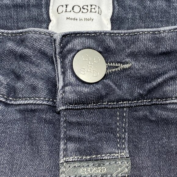 Closed Women’s Baker Skinny Jeans Size 29 Rain Gray Slight Distress - Picture 10 of 12